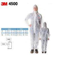 3M 4500 Coverall ชุดป้องกันสารเคมีและฝุ่นละออง 4500, Ce Simple