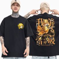 Anime Demon Slayer Zenitsu T Shirt Men Japanese Manga Kimetsu No Yaiba Tshirt Inosuke Graphic Tshirt