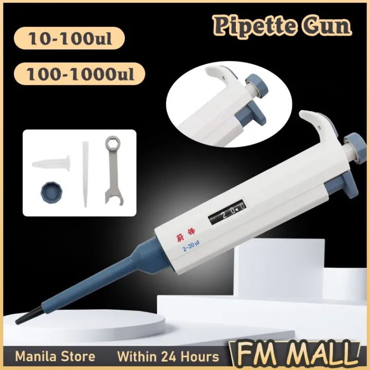 Adjustable Pipettor SingleChannel Pipette Adjustable Variable Volume