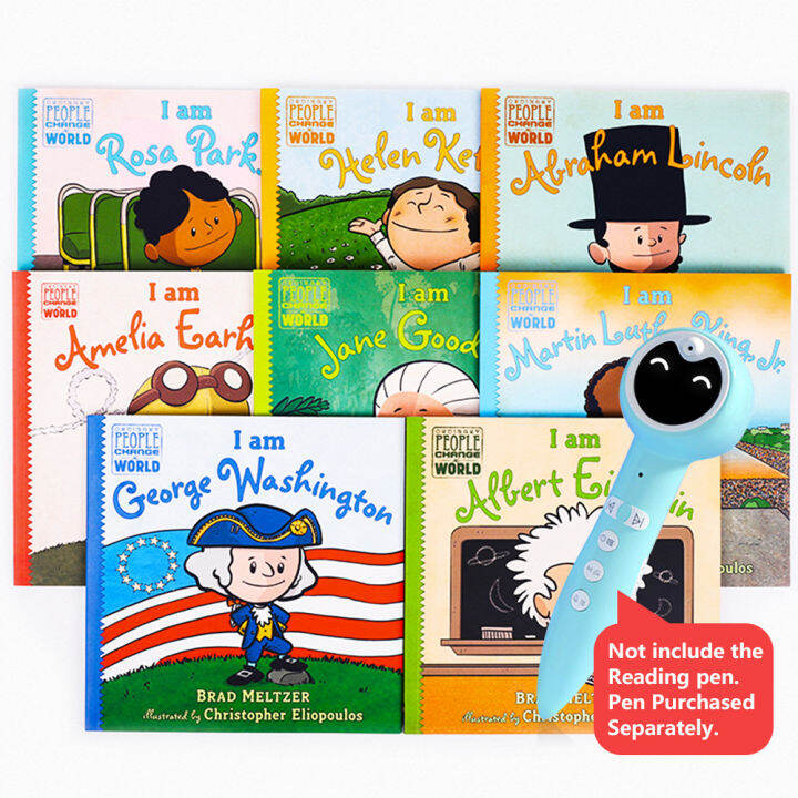 8 Books/set Ordinary People Change The World By Brad Meltzer Children‘s