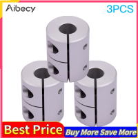 Aibecy 3Pcsคู่เพลาแข็งแรง5มม.ถึง8คันคลั๊ชมอเตอร์ไซค์L23xD18 Shaft Couplerสำหรับ3Dเครื่องพิมพ์CNCเครื่อง