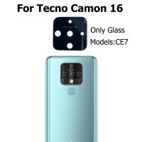 ของแท้สำหรับ Tecno Camon สติกเกอร์ติดกาวแบบกล้องมองหลัง16 CE7กล้องหลังกระจกของแท้