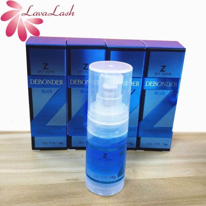 free-shipping-original-korea-sky-zone-debonder-fast-sensitive-eyelash-extensions-sky-glue-gel-remover-blue-15g-no-burning-lashes