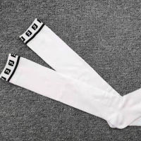 FootJoˉ FJ Golf Socks Womens Summer Sunscreen Breathable Pure Cotton Socks Long Leg Socks Golf Tall Black and White Sports Socks