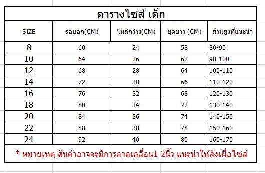 tt2110-ไซส์-8-24-เสื้อยืดเด็กหรือเสื้อกระโปรงเด็กคอกลมน่ารักๆลายการ์ตูนต่างๆ-ผ้านิ่มๆใส่สบาย-สินค้าพร้อมส่ง