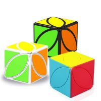 QiYi Mofangge Maple Ivy Magic Cube The Skew Cube Twist Cubes of Leaf Line Puzzle  56mm Magic Cube Educational Toys Brain Teasers