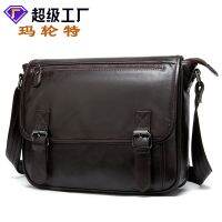 [COD] Marante 2022 new oil wax leather shoulder bag mens messenger type business cowhide