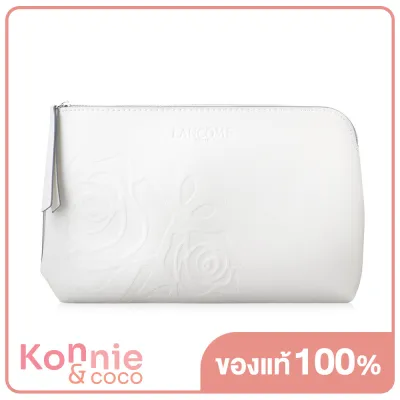 Lancome Leather Medium Bag #White ลังโคม กระเป๋าหนังขนาดกลางสีขาวเรียบหรู