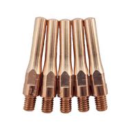 Special Offers Free Shipping Pana Style M6*45*1.2Mm E-Cu Contact Tip, Welding Tips,MIG Contact Tip