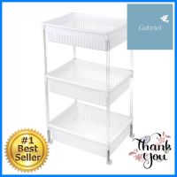 ชั้นวางของพลาสติก 3 ชั้นมีล้อ KEYWAY AP373PLASTIC SHELF WITH CASTERS KEYWAY AP373 **สินค้าแนะนำ**