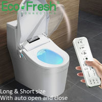 EcoFresh D U-Shape สมาร์ทที่นั่งห้องน้ำไฟฟ้า Bidet Cover Smart Night Light อัจฉริยะ Bidet Sprayer ความร้อนทำความสะอาดแห้งนวด