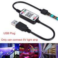 เครื่องควบคุมสมาร์ทโฟนไฟแถบไฟ Led แบบไร้สายขั้วต่อ Usb/Dc สำหรับแถบ Rgb 5050พิน4ขาบลูทูธควบคุม