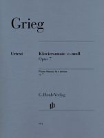 GRIEG Piano Sonata e minor op. 7 (HN604)