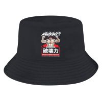 เสื้อยืดแฟชั่น100% ลายการ์ตูน Topi Bucket Baki Hanma Yujiro Dou Manga ท็อปส์ซูคอรอบใหม่ฤดูร้อน