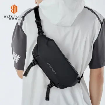Arctic Hunter Sling Bag Water Resistant Cross Body Chest Bag Outdoor  Cycling Chest Shoulder Bags
