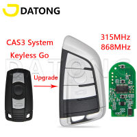 Datong World รีโมทคอนลกุญแจรถสำหรับ BMW 3 5 6 Series X5 X6 CAS3ระบบ ID46 315 868MHz PCF7945AC อัพเกรด Keyless Entry Card