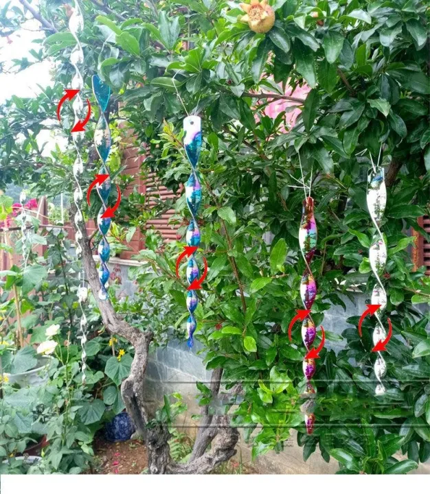 Bird Repellent Model Hanging Spiral Shape Effective Hanging Bird
