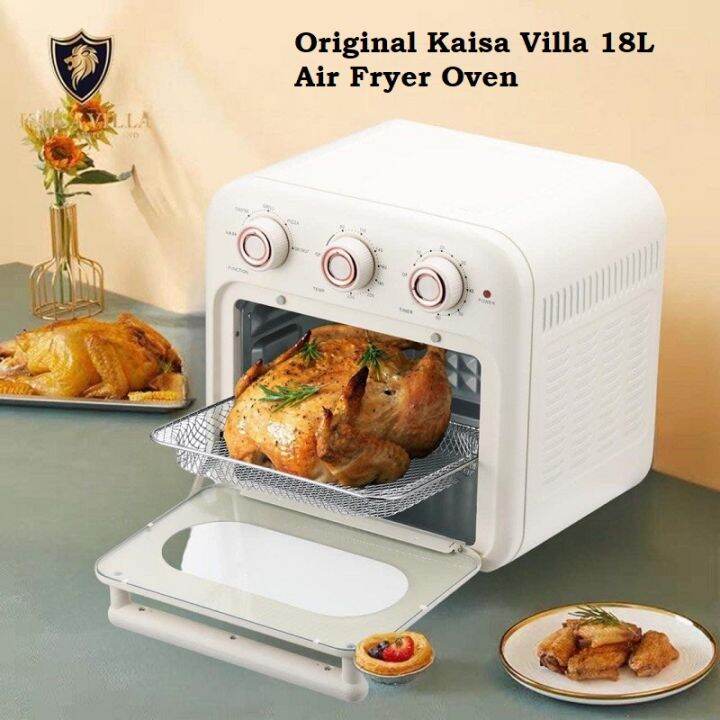 KAISA VILLA 2 in 1 Air Fryer Oven 18L Kaisa Villa 2 in 1 Air Fryer and ...