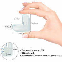 Nofui Cherrya 4x Clear จุกยางกันลื่นขอบมุมหมอนโต๊ะป้องกันเด็ก