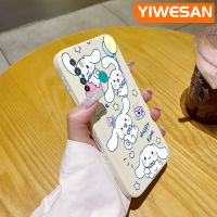 YIWESAN เคสสำหรับ Infinix 9 X655C,เคสโทรศัพท์ซิลิโคนนิ่มลายการ์ตูนลายขอบสี่เหลี่ยมเคสห่อหุ้มกล้องคลุมทั้งหมดเลนส์กล้อง