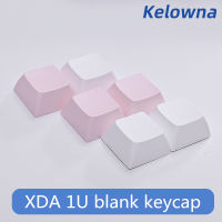 10ชิ้นแพ็ค Kelowna PBT Dye Subbed Keycap XDA Profile 1U Blank Key Cap สีขาวสีชมพู Keycaps สำหรับ MX Switches แป้นพิมพ์เครื่องกล