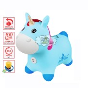 Thú Nhún NGỰA PONY Bơm Hơi Nội Địa Cao Cấp, Chính Hãng Có Nhạc + Tặng Kèm