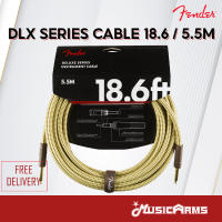 สายแจ็คกีต้าร์ FENDER DELUXE SERIES CABLE 18.6 TWEED หัวตรง ส่งฟรี ของแท้ ส่งไว Music Arms