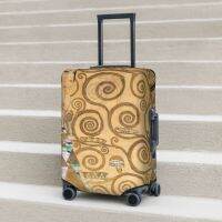 【LZ】☜♙♘  Gustav Klimt Imprimir Mala Capa Mala Arte abstrata Cruise Trip Protector Caso voo útil