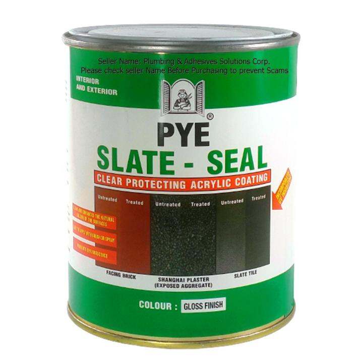 PYE Slate Seal LITER GLOSS OR MATTE Stone Coating Stone Protector