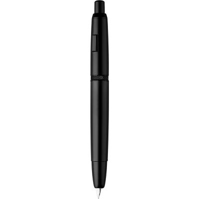 Majohn ปากกาหมึกซึม A1แบบกดหดได้คลิปพิเศษเขียนปลายปากกาโรงเรียนปากกาด้ามไม้ดีพร้อมคลิปโลหะ/ไม่มีหมึก0.4มม.