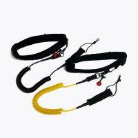 【XX】Liberação rápida Cintura Leash para Surf Paddle Board Cinto QR  Trela de segurança  Trela enrolada com bola vermelha  SUP Acessórios  11ft