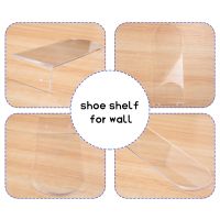 Floating Shoe Display Stand - 6 Shoe Shelf for Wall - Sneaker Levitation Display Shoe Wall Shelf