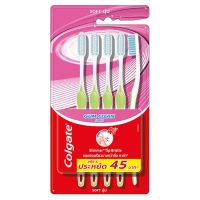 Colgate คอลเกต แปรงสีฟัน กัมคลีน แบบขนแปรงนุ่ม แพ็ค 5 ด้าม (คละสี)  (8850006942925)