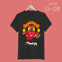 เสื้อยืด สกรีนลายนักเตะแมนฯ ยูไนเต็ด-สีดำ #PAUL POGBA - Man United T-Shirt Black