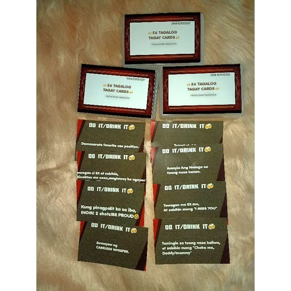56 TAGALOG tagay card game Lazada PH