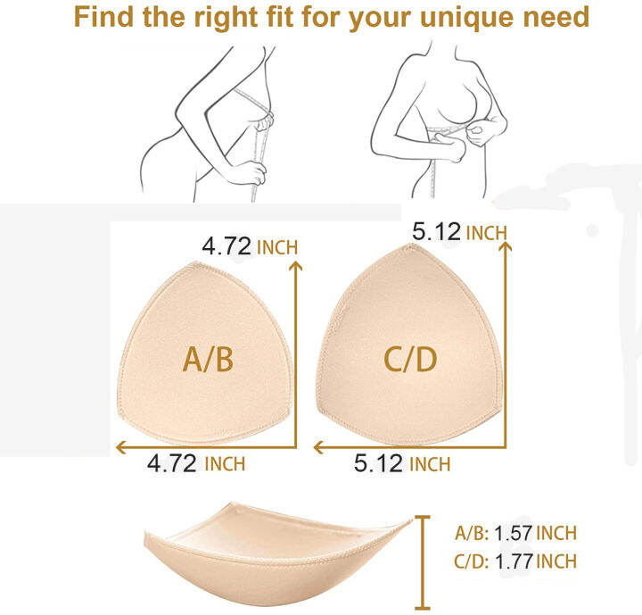 3คู่-6ชิ้น-ที่ถอดออกได้ระบายอากาศชุดชั้นในสามเหลี่ยมแผ่นสตรี-c-omfy-กีฬาถ้วยชุดชั้นในเย็บแทรกสำหรับบิกินี่ชุดว่ายน้ำด้านบน