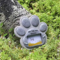 Memorial Stone Angel Card จำลอง Cat Dog Memorial Figurine Dogs ชื่อ Love Paw พิมพ์ Carve Marker Plaque Garden Ornament