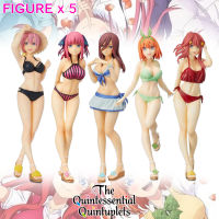 Figure ฟิกเกอร์ จากการ์ตูนเรื่อง The Quintessential Quintuplets 5 toubun no Hanayome เจ้าสาวผมเป็นแฝดห้า ตัวละคร 5 ตัว ตระกูลนาคาโนะ Nakano Itsuji Miku Ichika Nino Yotsuba อิตสึกิ มิคุ อิจิกะ นิโนะ โยตสึบะ Premium Ver Anime Hobby โมเดล ตุ๊กตา อนิเมะ