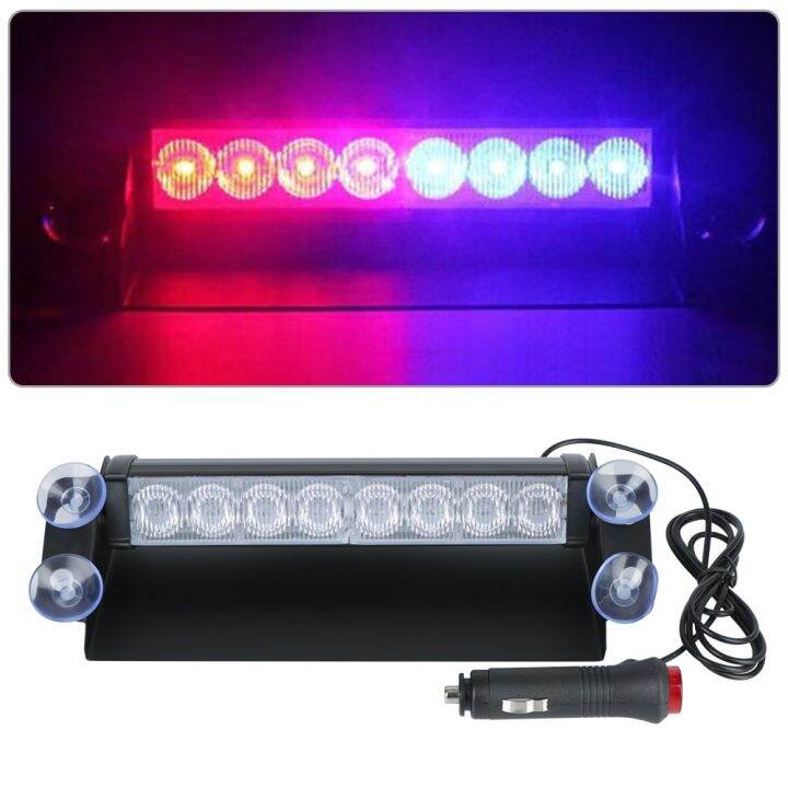 ☛Car Truck Emergency Flasher Day Running Flash Led Police Lights Dash