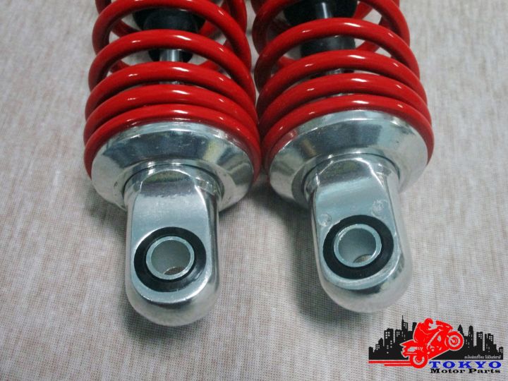 honda-dax-st50-st70-chaly-cf50-cf70-rear-shock-cylinder-gold-spring-red-โช๊คหลัง-กระบอกทอง-สปริงแดง