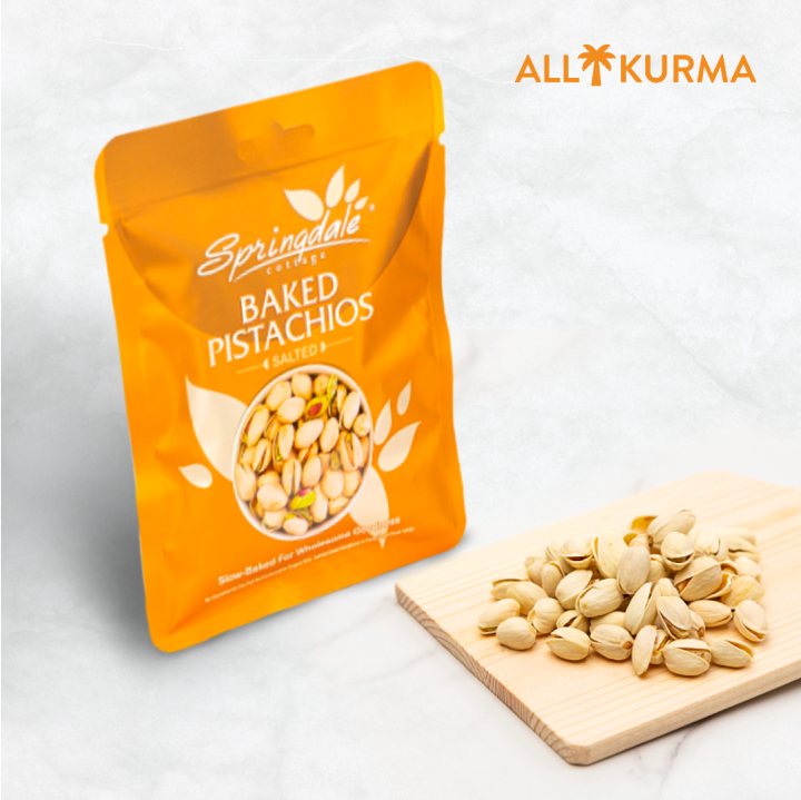 [HALAL] Springdale Cottage Baked Pistachios (60 Grams) in Pouch ...