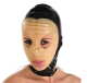 เซ็กซี่น้ำยางฮู้ดยางหน้ากากสีดำใสแฮนด์เมดเปิดตาปากฮาโลวีนเครื่องแต่งกายคอสเพลย์สำหรับผู้ชายผู้หญิง