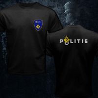 Dutch Netherlands Police Politie Special Swat Unit Arrestatie Team Designs Men Cool Funny Fitness Tshirt Gildan