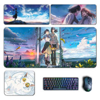 Anime Suzume Mouse Pad Iwato Suzume Munakata Sout Daijina XXL Mousepad Computer Pad keyboard Padding Gaming Accessories Desk Mat