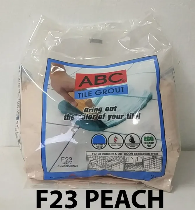 ABC TILE GROUT F23 PEACH ( 2 KILOS PER PACK ) | Lazada PH