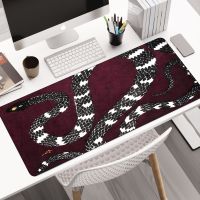 ┇☂ Snake Pattern Autumn Computer Desk Decorative Table Mat Large Size Mouse Pad Student Writing Pad Non-slip Backing Design