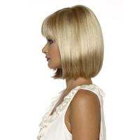 HAIRJOY Women Synthetic Wigs Brown Short Straight Bob Hairstyle Heat Resistant Full Hair Wig Freeshipping Gift ของขวัญ