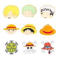 【DT】hot！ Anime Brooch Pirate Ship Hat Clothing Accessories Badge Lapel Pin