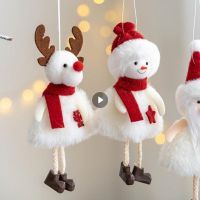 1pcs Merry Christmas Ornament Angel Dolls Xmas Tree Hanging Pendant Christmas Decorations For Home New Year Kids Gift