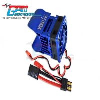 【CW】 GPM ALUMINUM 35MM MOTOR HEATSINK WITH COOLING FAN 9PC SET FOR TRAXXAS 1/10 TRX 4 UPGRADE